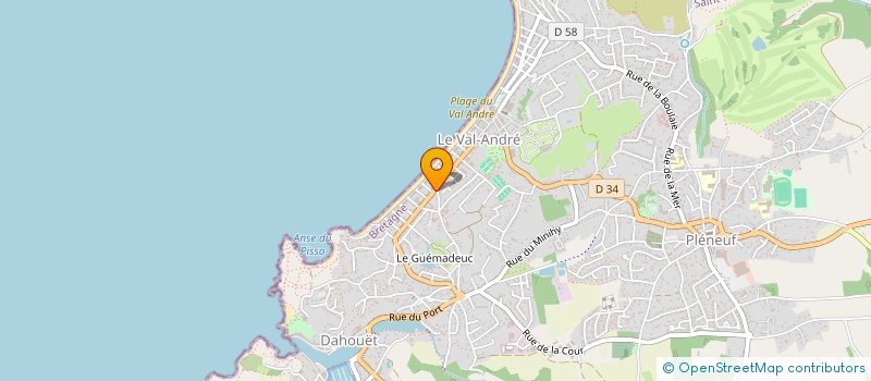 localisation de l'entreprise SCI CP 59 CHARNER  PLENEUF-VAL-ANDRE