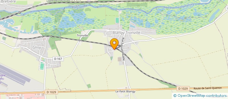 localisation de l'entreprise SCI CP-FM  SALEUX