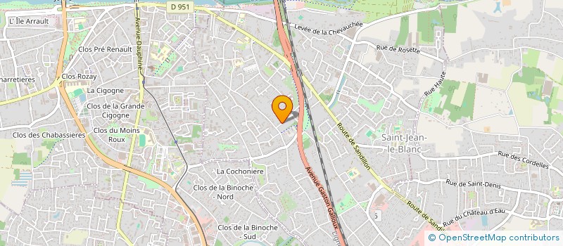 localisation de l'entreprise SCI CP INVESTIMMO à ORLEANS