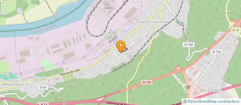 localisation de l'entreprise SCI CP OWENS II  GRAND-COURONNE