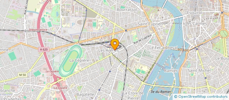 localisation de l'entreprise SCI CP PATRIMOINE à TOULOUSE
