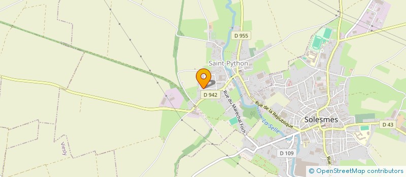 localisation de l'entreprise SCI CP QUIEVY  SAINT-PYTHON