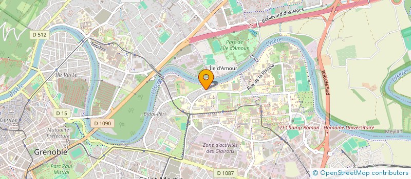 localisation de l'entreprise SCI CP VIEIRA  SAINT-MARTIN-D'HERES