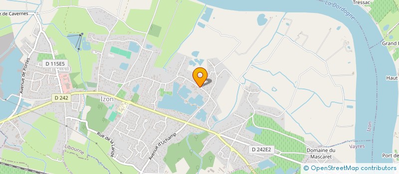 localisation de l'entreprise SCI CP2  IZON