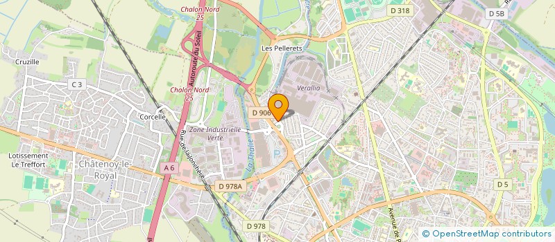 localisation de l'entreprise SCI CP2G  CHALON-SUR-SAONE