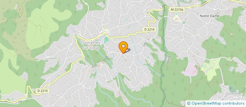 localisation de l'entreprise SCI CP2M-2023 à TOURRETTES-SUR-LOUP