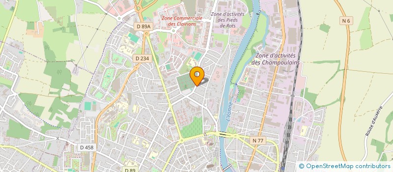 localisation de l'entreprise SCI CPA à AUXERRE