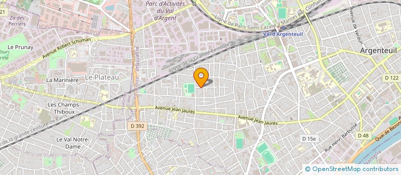 localisation de l'entreprise SCI CPAGB  ARGENTEUIL