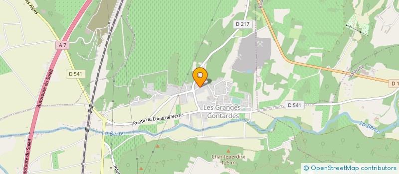 localisation de l'entreprise SCI CPAJ  LES GRANGES-GONTARDES