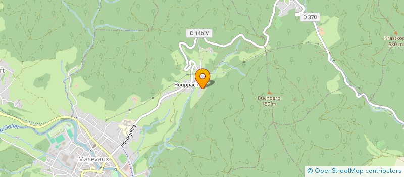 localisation de l'entreprise SCI CPAJ  MASEVAUX-NIEDERBRUCK