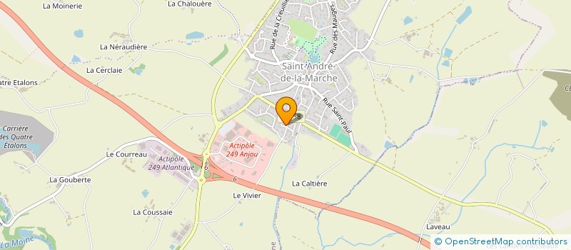 localisation de l'entreprise SCI CPAL à CHOLET
