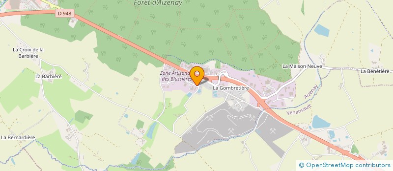 localisation de l'entreprise SCI CPASSOCIES  AIZENAY