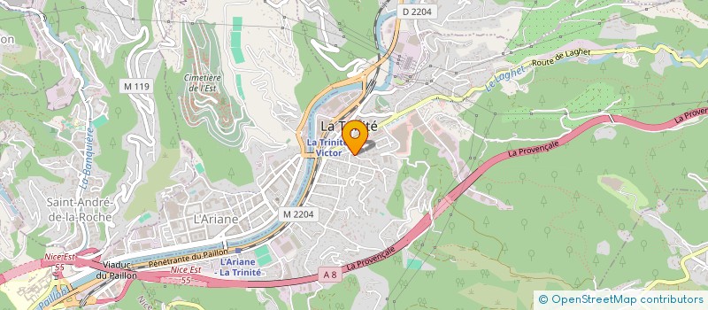 localisation de l'entreprise SCI CPAVP à LA TRINITE
