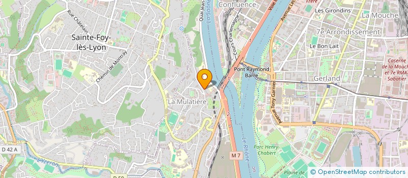 localisation de l'entreprise SCI CPB ROOSEVELT  LA MULATIERE