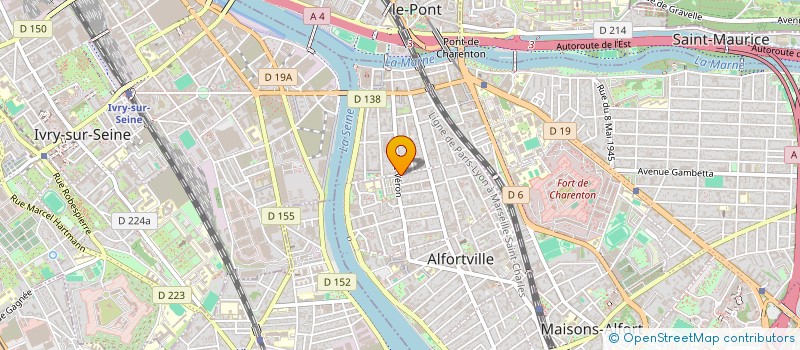 localisation de l'entreprise SCI CPC à ALFORTVILLE