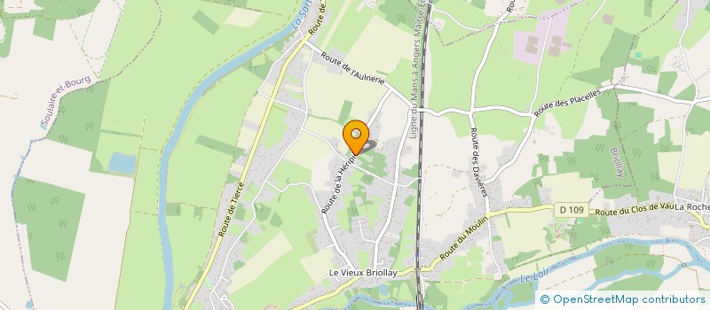 localisation de l'entreprise SCI CPC  BRIOLLAY