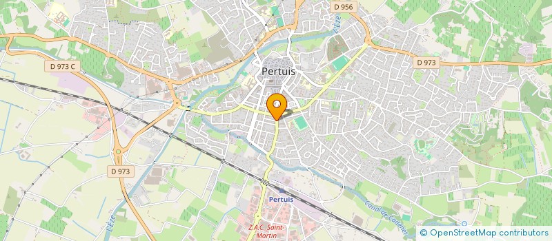 localisation de l'entreprise SCI CPDL  PERTUIS