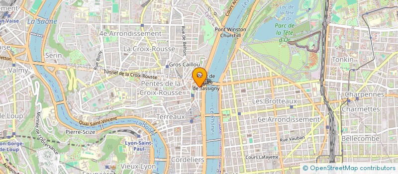 localisation de l'entreprise SCI CPDL à LYON