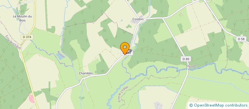 localisation de l'entreprise SCI CPEMF  ERVY-LE-CHATEL