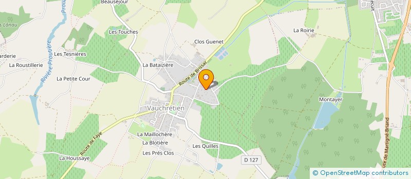 localisation de l'entreprise SCI CPF SAINT JACQUES à BRISSAC LOIRE AUBANCE