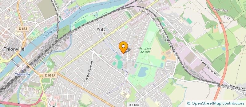 localisation de l'entreprise SCI CPH  YUTZ