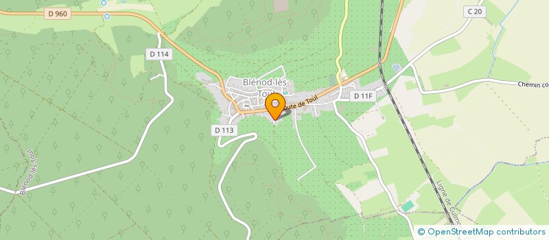 localisation de l'entreprise SCI CPH  BLENOD-LES-TOUL