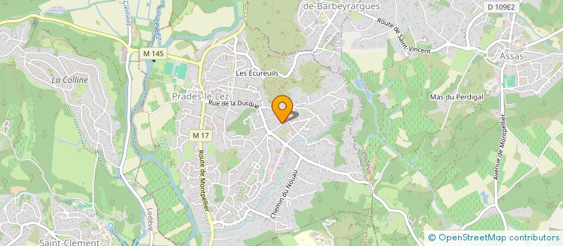 localisation de l'entreprise SCI CPI  PRADES-LE-LEZ