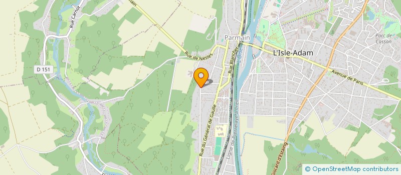 localisation de l'entreprise SCI CPJMT  PARMAIN