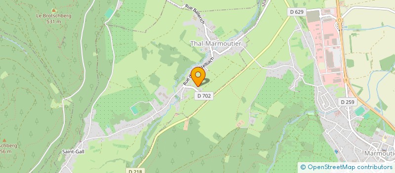 localisation de l'entreprise SCI CPL  THAL-MARMOUTIER