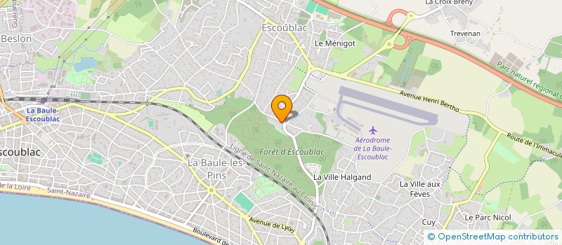 localisation de l'entreprise SCI CPL  LA BAULE-ESCOUBLAC