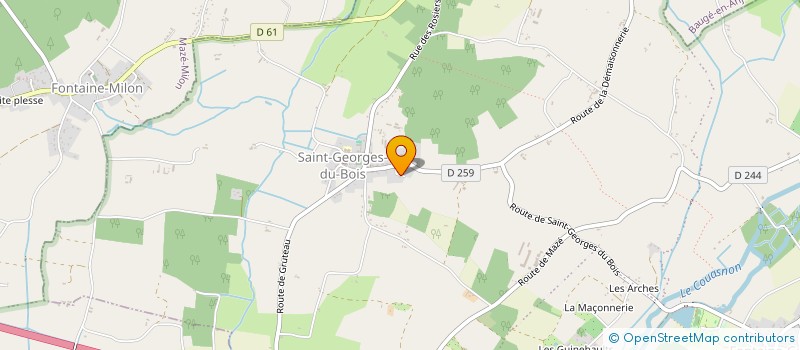 localisation de l'entreprise SCI CPL à BRISSAC LOIRE AUBANCE