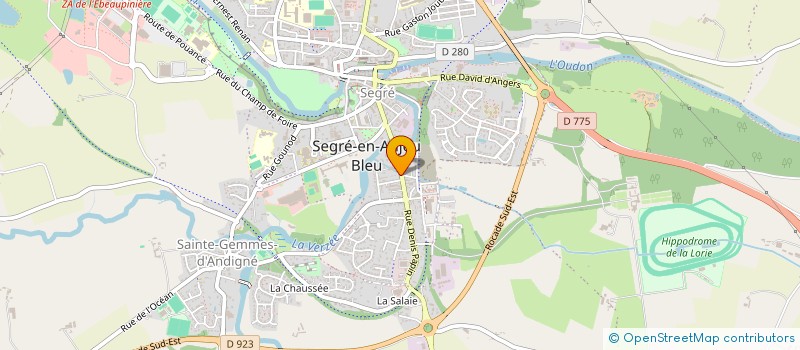 localisation de l'entreprise SCI CPLR à SEGRE-EN-ANJOU BLEU