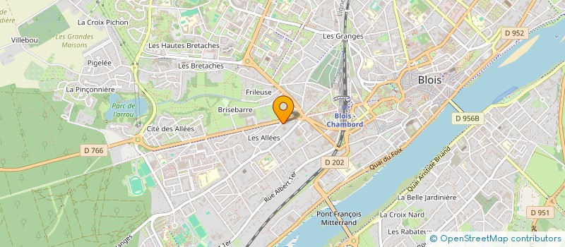 localisation de l'entreprise SCI CPLS41  BLOIS