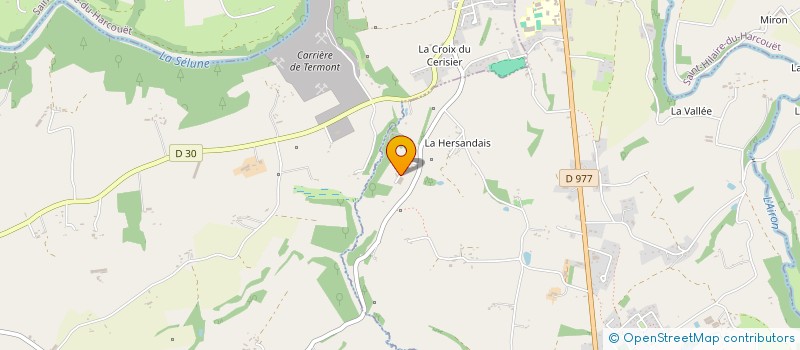 localisation de l'entreprise SCI CPM  LES LOGES-MARCHIS