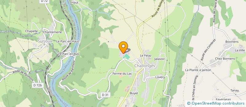 localisation de l'entreprise SCI CPM  CHALLONGES