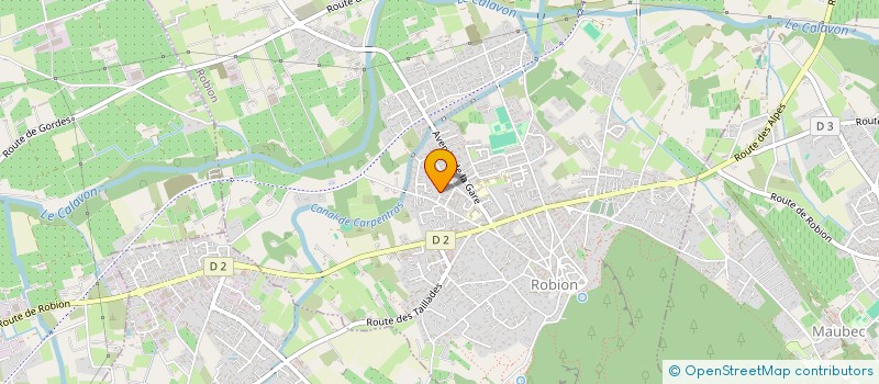 localisation de l'entreprise SCI CPM  ROBION