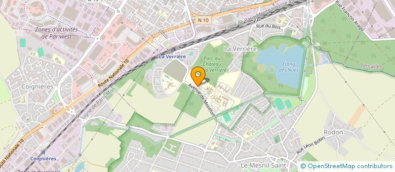 localisation de l'entreprise SCI CPMK  LA VERRIERE