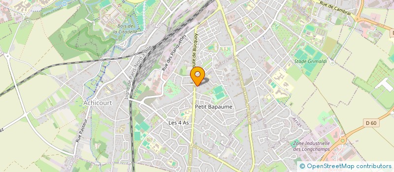 localisation de l'entreprise SCI CPML  ACHICOURT