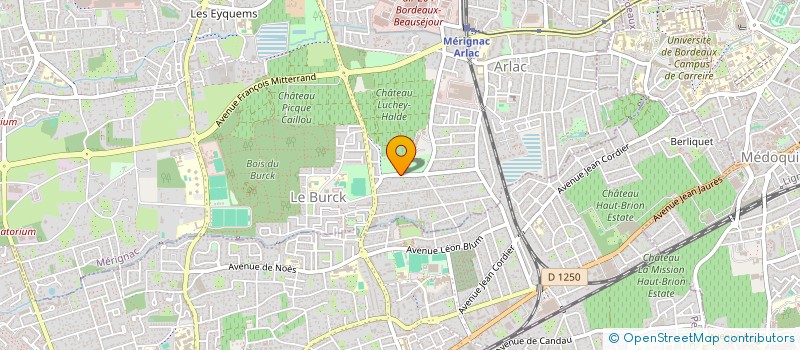 localisation de l'entreprise SCI CPN  MERIGNAC