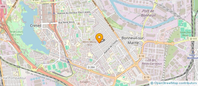 localisation de l'entreprise SCI CPN SAINT CHINIAN à BONNEUIL-SUR-MARNE