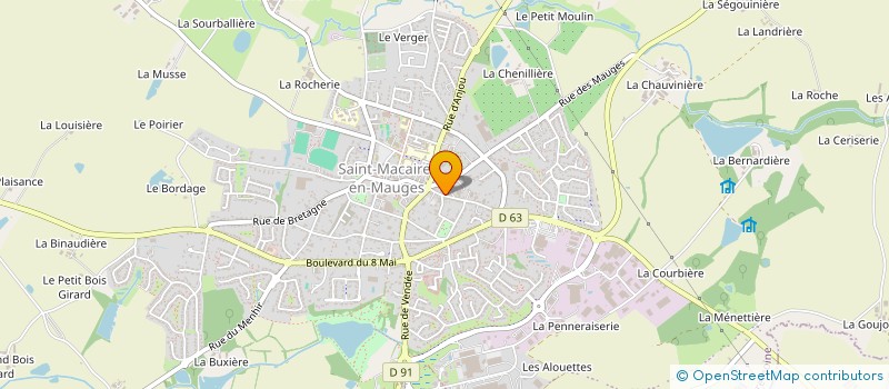 localisation de l'entreprise SCI CPND à SEVREMOINE