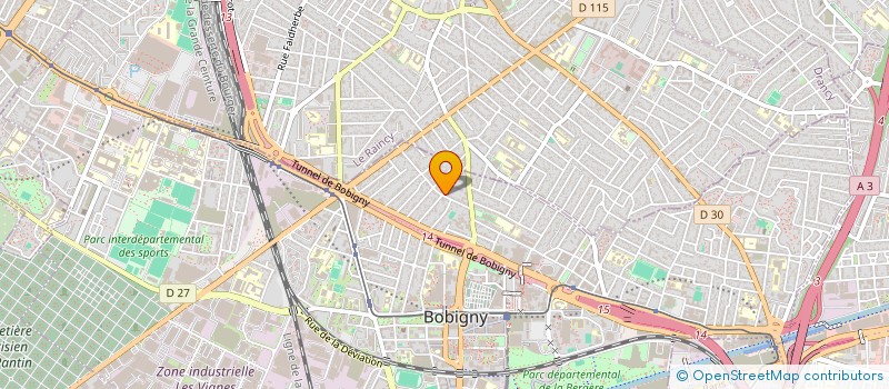 localisation de l'entreprise SCI CPO-IMMO  BOBIGNY