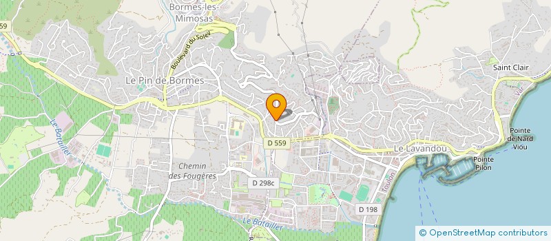 localisation de l'entreprise SCI CPP LES MIMOSAS à BORMES-LES-MIMOSAS
