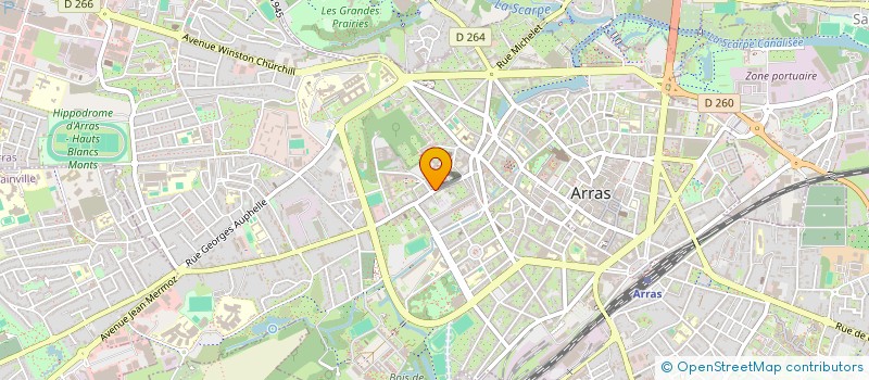 localisation de l'entreprise SCI CPR 2 à ARRAS
