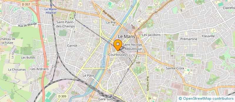 localisation de l'entreprise SCI CPS  LE MANS