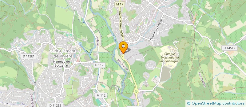 localisation de l'entreprise SCI CPS  BRUGUIERES