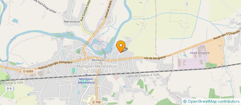 localisation de l'entreprise SCI CPS  MONTPON-MENESTEROL