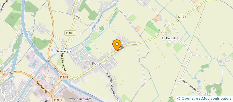 localisation de l'entreprise SCI CPS  ESSARS