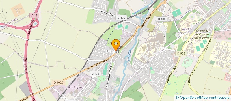 localisation de l'entreprise SCI CPVA  SALOUEL