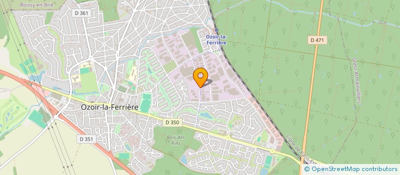 localisation de l'entreprise SCI CPVK IMMO  OZOIR-LA-FERRIERE